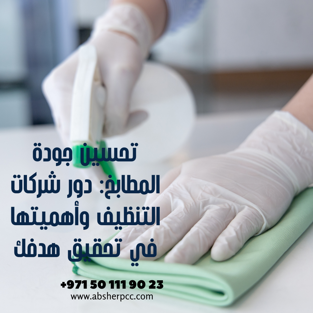 تحسين جودة المطابخ: دور شركات التنظيف وأهميتها في تحقيق هدفك