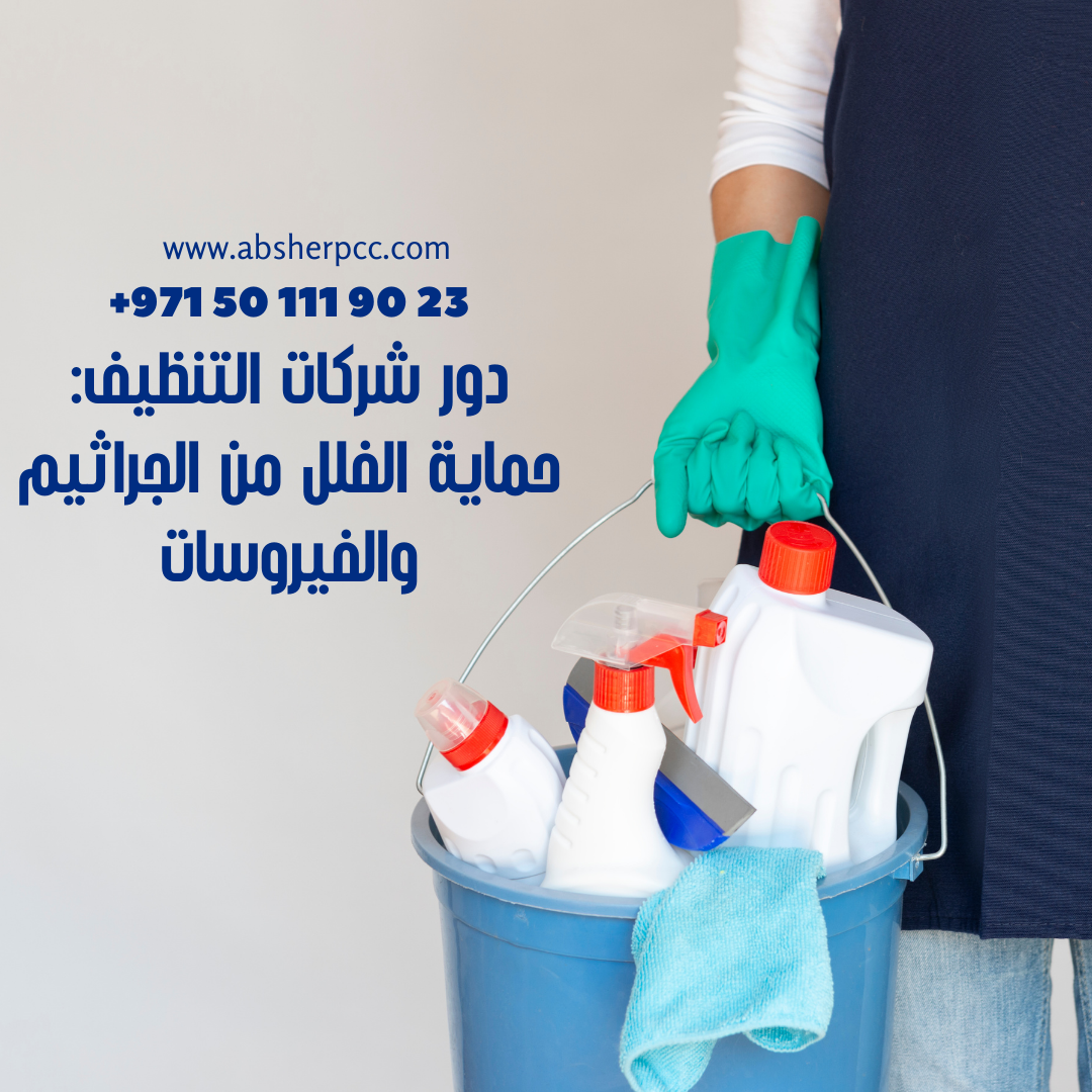 دور شركات التنظيف: حماية الفلل من الجراثيم والفيروسات