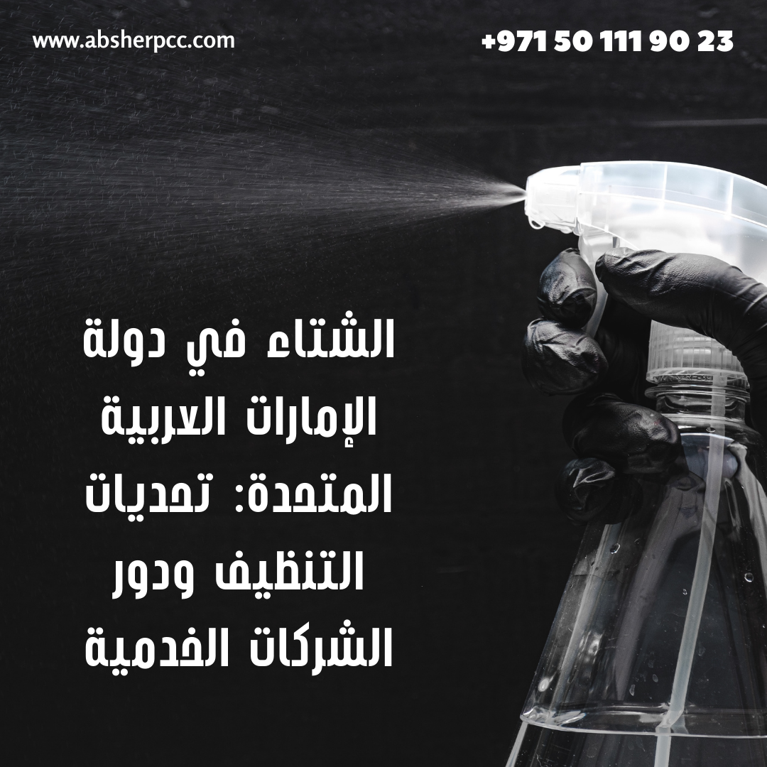 الشتاء في دولة الإمارات العربية المتحدة: تحديات التنظيف ودور الشركات الخدمية