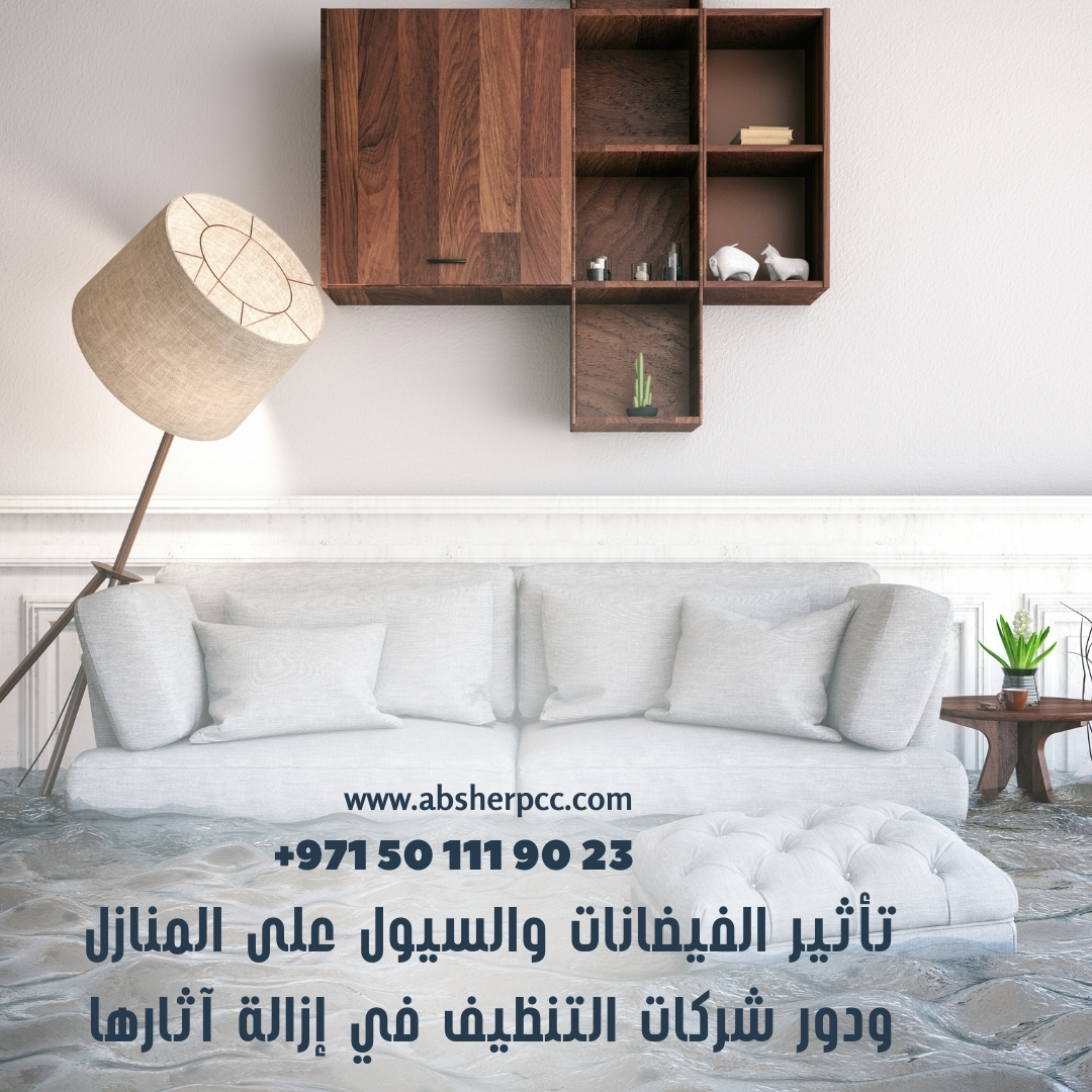 تأثير الفيضانات والسيول على المنازل ودور شركات التنظيف في إزالة آثارها