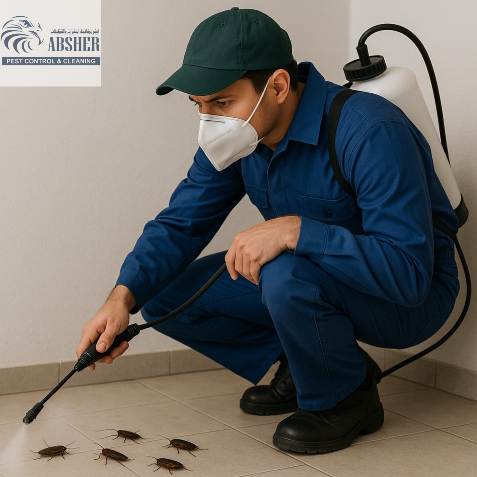 مكافحة الصراصير في محمد بن زايد